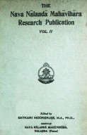 The Nava Nalanda Mahavihara Research Publication Vol. II
