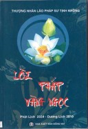 Lời pháp vàng ngọc