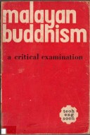 Malayan Buddhism A critical Examination