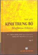 Toát yếu kinh Trung Bộ Tập 3